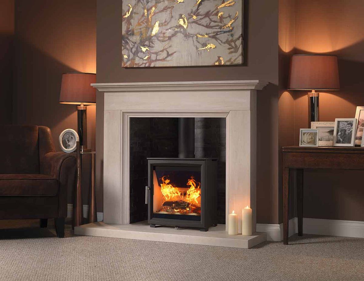 Fireline woodtec 5kw extra widescreen stove – Maydown Fireplaces and Stoves  Ltd