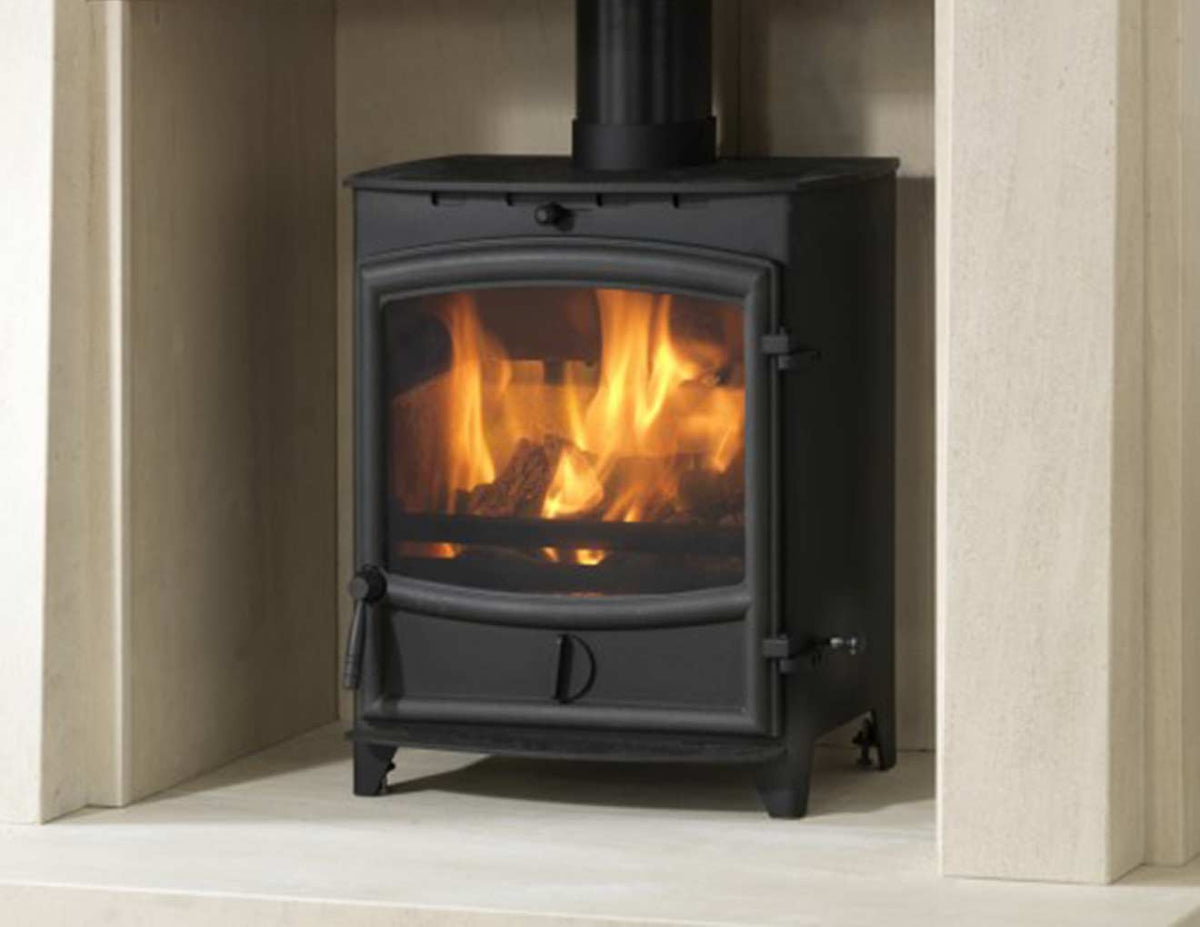 Fireline 5kw widescreen curved door – Maydown Fireplaces and Stoves Ltd