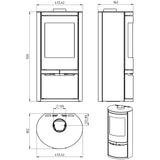 MI Ovale 5kw LD low with door