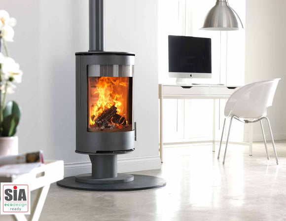 Purevision PVR Cylindrical stove low pedestal