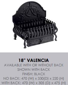 18" Valencia (with back)